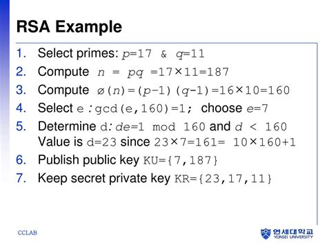 rsa algorithm solved problems