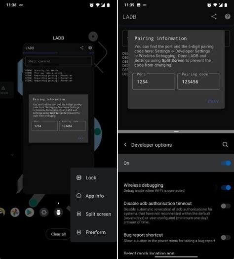 run adb commands on android with pc