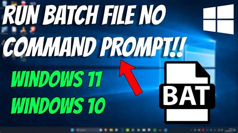 run batch file as administrator without prompt windows 11