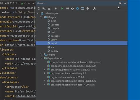 run maven project in intellij terminal