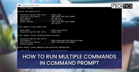 run multiple commands in cmd batch file