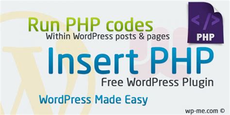 run php code on wordpress page