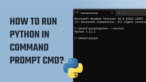 run python code in command prompt