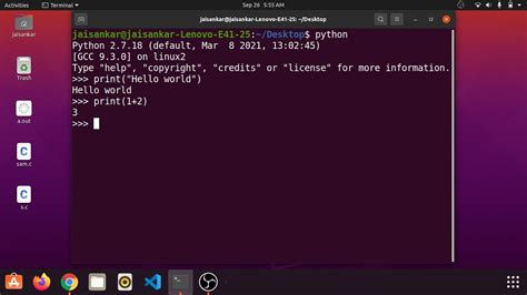 run python code in ubuntu command line