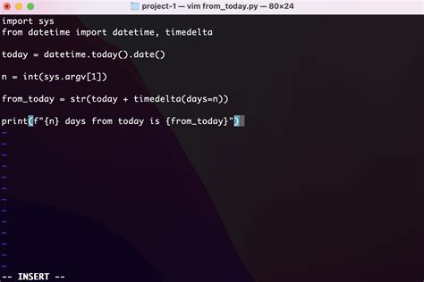 run python command from terminal