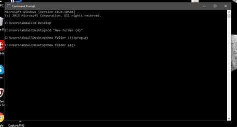 run python file command prompt