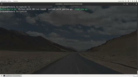 run python script in colab