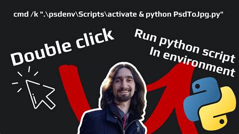 run python script in conda environment from batch file