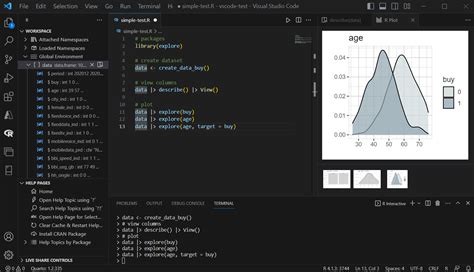 run r code in vscode