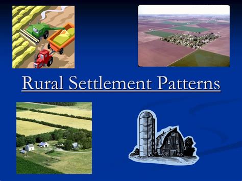 rural settlement patterns examples