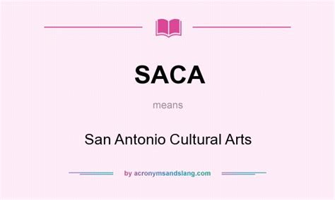 saca meaning in text