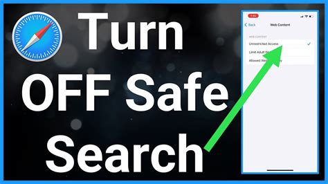 Safesearch off on iphone