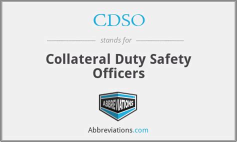 CDSO safety improvement