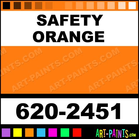 safety orange paint code