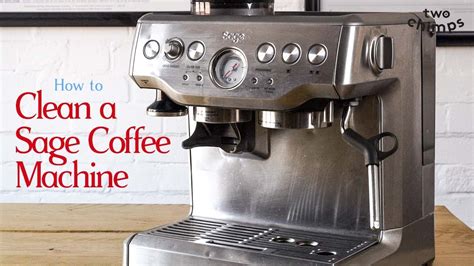 sage coffee machine not working after changing filter