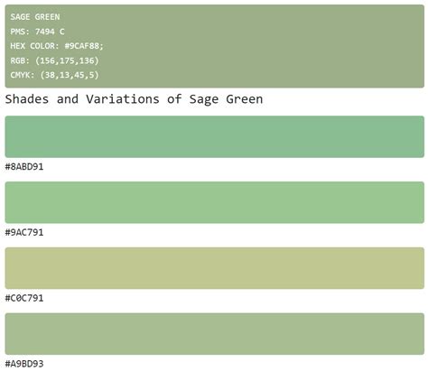 sage green css code