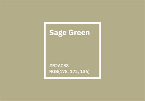 sage green rgb hex code