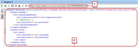 salesforce soap api login example