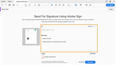 sample adobe sign document