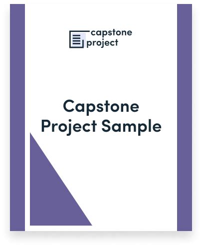 sample capstone project examples pdf