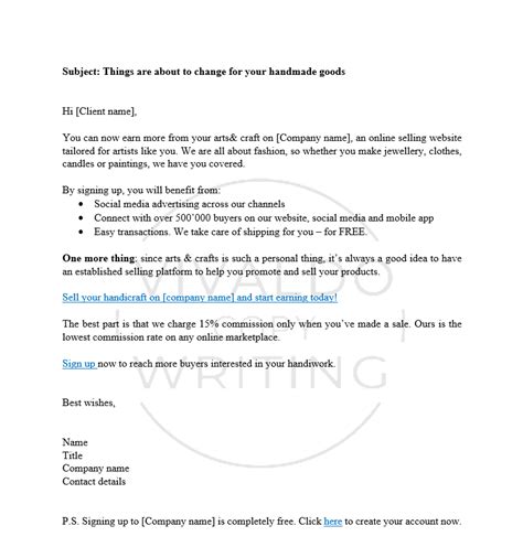 sample email of sending proposal