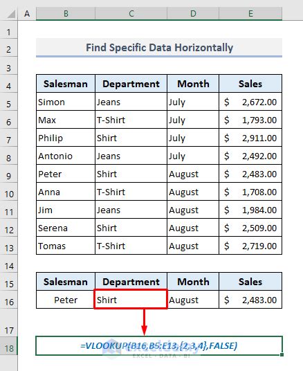sample excel data for vlookup practice