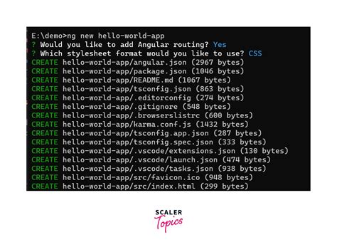 sample hello world angular project download