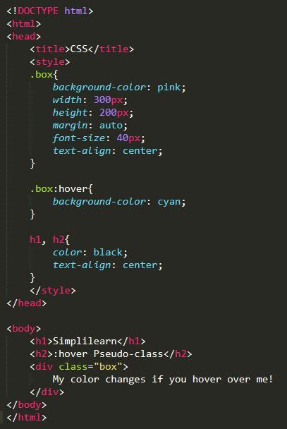 sample html code with css and javascript