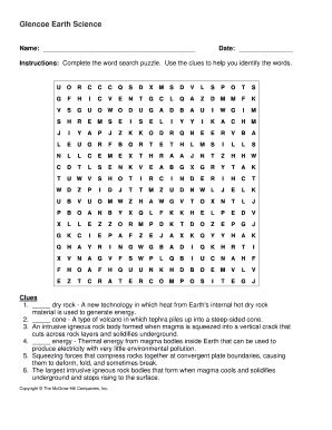 sample instruction for word search