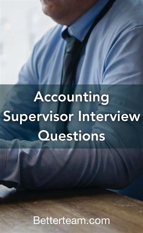 sample interview questions for accounting supervisor