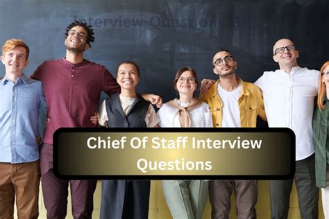 sample interview questions for chief of staff position