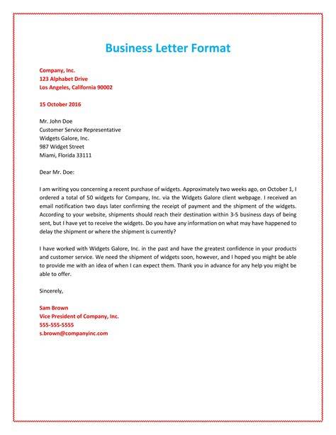 sample letter