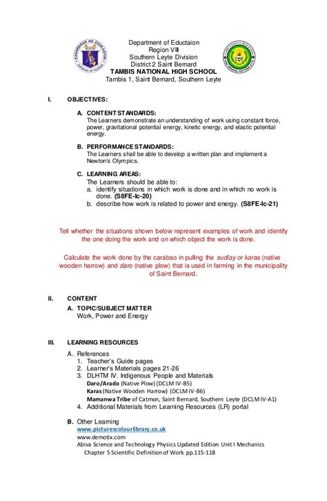 sample of contextualized lesson plan in grade 3