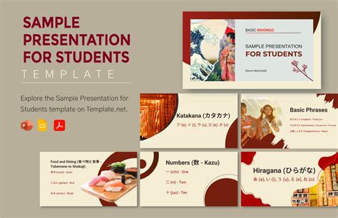 sample of presentation slides for students