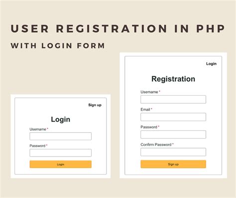 sample php code for registration form