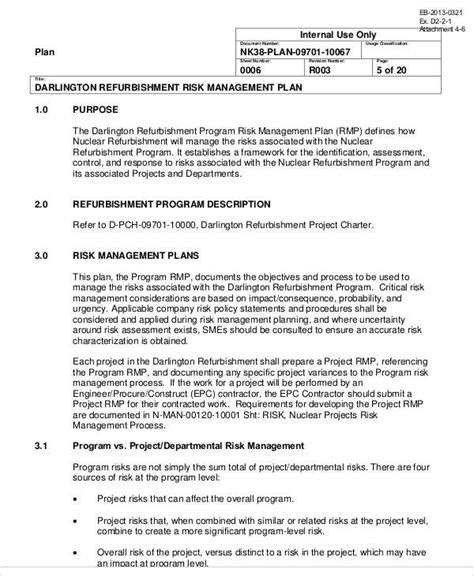 sample program plan