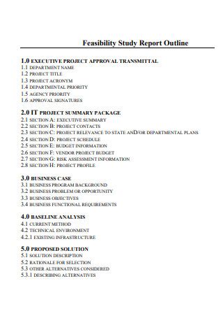 sample project feasibility study report pdf