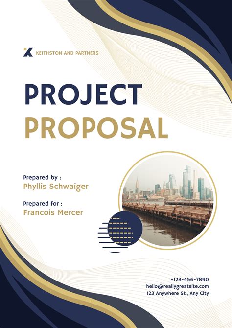 sample project proposal cover page
