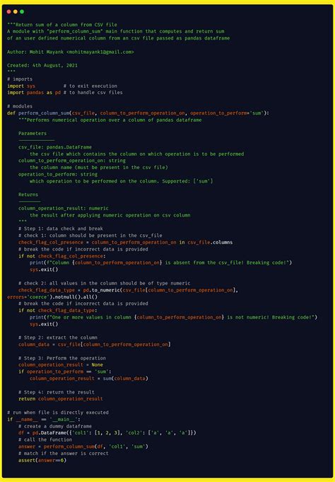 sample python code for practice