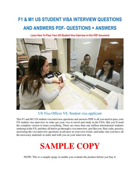 sample questions and answers for f1 visa interview