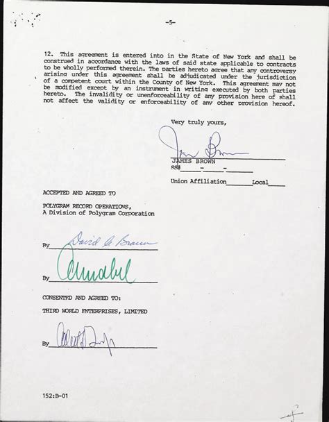 sample signed contract
