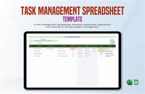 sample task management template