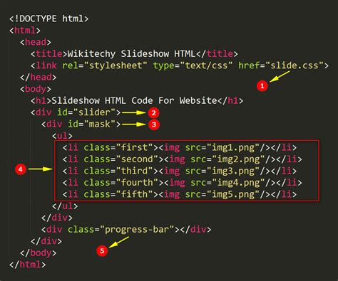 sample website code in html and css