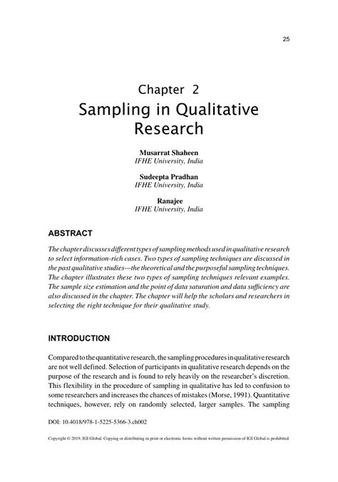 sampling design example in qualitative research