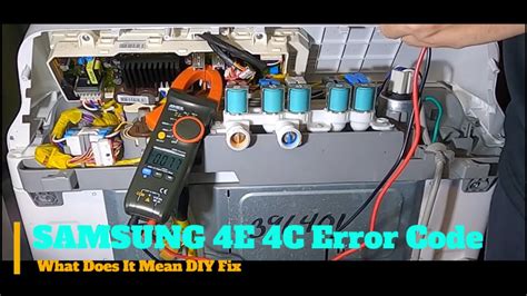 samsung active waterjet washer 4c code