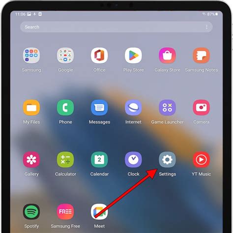 samsung galaxy tab a9+ how to add apps to home screen