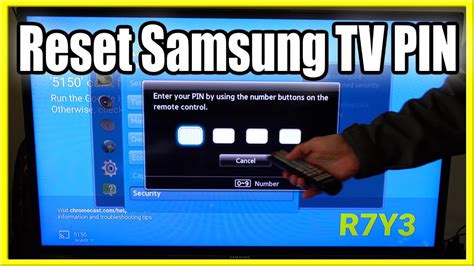 samsung smart tv reset pin code