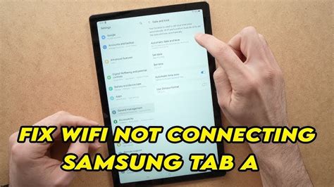 samsung tablet won t connect to wifi authentication error