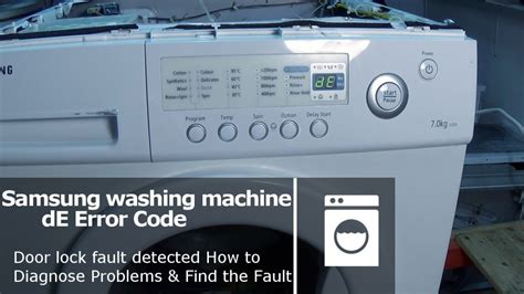 samsung washer door lock error code