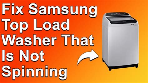samsung washer won't turn on top loader